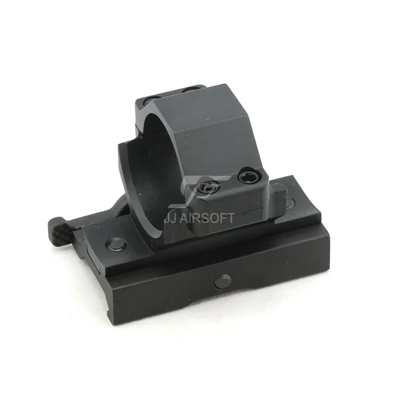 JJ Airsoft A.R.M.S. 30mm Throw Lever Ring with Riser