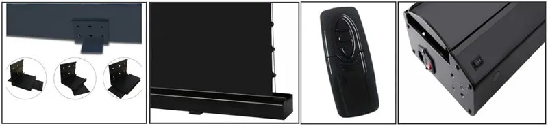100 ~ 120 INCH 16:9, Tragbare Elektrische Motorisierte Boden-Rising Projektion Projektor Bildschirm, outdoor/indoor/business/Hometheater – Detail 11