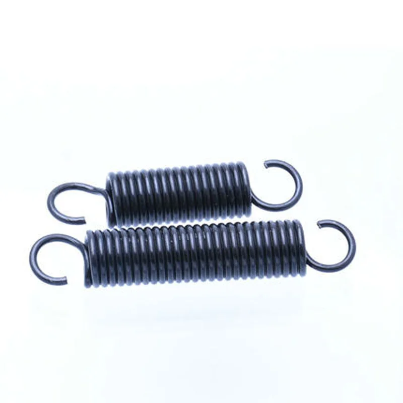 4Pcs 1mm WD 12mm OD Hook Springs Steel Steaming oven pull Stretch Spring Length 30mm-55mm