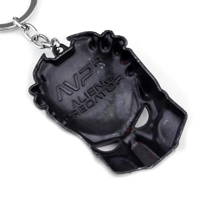 Movie The Predator Metal Keychains High Quality AVP Alien Predator Keyring For Keys Men Car Women Bag Accessories