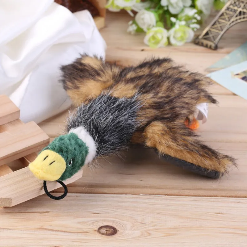 Classic Dogs Toys Stuffed Squeaking Duck Dog Toy Plush Puppy Honking Duck for Dogs Pet Chew Squeaker Squeaky Toy