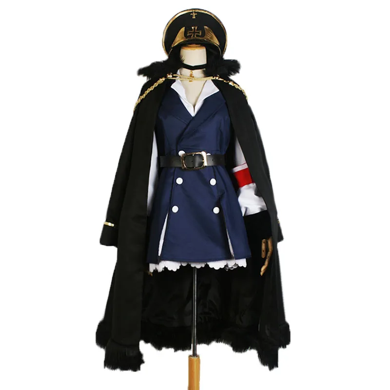 Girls Frontline 98k Cosplay Carnaval Costume Halloween Christmas Costume with hat and leg accessory