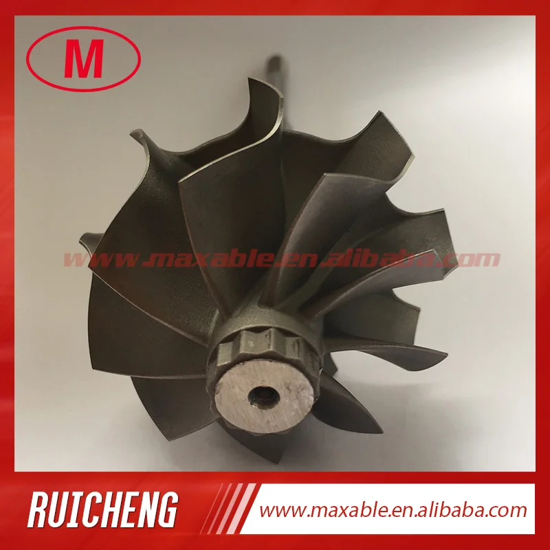 TD05HR 49.12/56.00mm 9 blades Reverse turbine wheel&shaft/turbo wheel for turbocharger