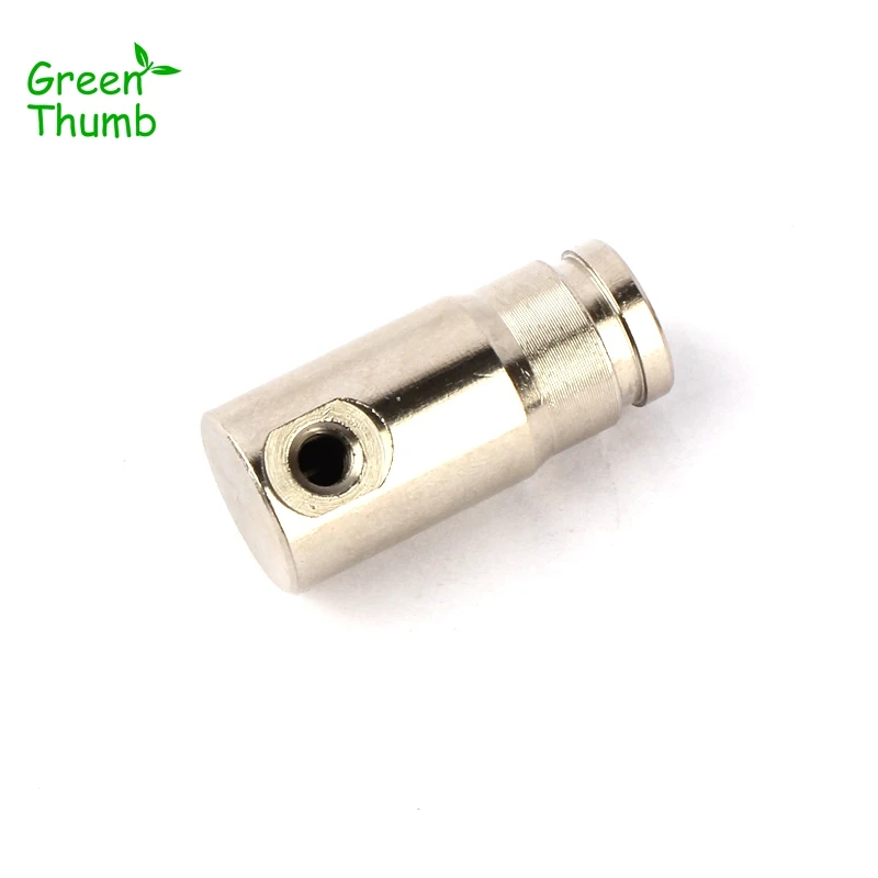 10pcs 9.5mm High Pressure Misting Hose Quick Connector Mist Nozzle Metal Adapter Irrigation Pipe End Plug