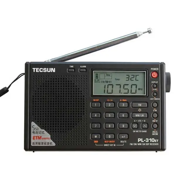 

Tecsun PL310ET Full Band Radio Digital Demodulator FM/AM Stereo Radio TECSUN PL-310