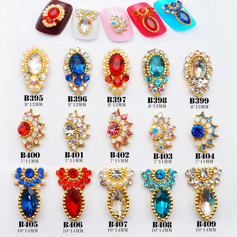 New 10pcs/lot 3D flash diamond Nail art Decoration luxury nails rhinestone Accessories top-level crystal Manicure Charms