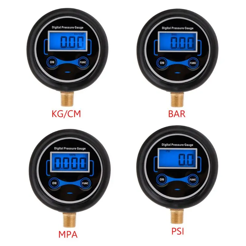 0-200PSI LCD Digital Tire Pressure Gauge Car Auto Motorcycle Tyre Air PSI Meter 1/8\
