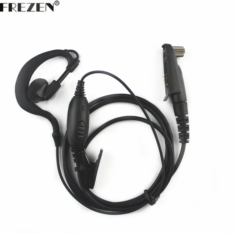 

G Shape Police Earpiece Headset PTT MIC For Motorola Two Way Radio HT750 HT1250 GP328 GP329 340 380