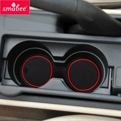 smabee car Gate slot mats For Mazda 3 BK 2003 - 2009 MK1 Mazda3 2004 2005 2006 2007 2008 Interior Accessories Door Groove Mat