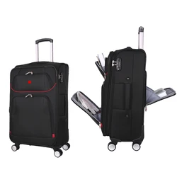 Business 20/24 inch High Quality Multi-function Travel Luggage Men Hand Trolley Boarding Suitcase Large Capacity Rolling Luggage