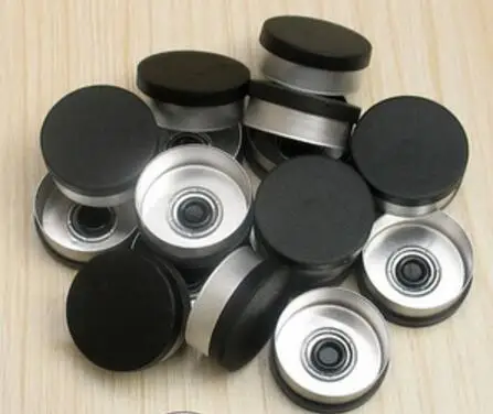 500pcs 20mm Color options Aluminum Plastic Cap Glass Vial Caps Seal Tear off Cap Aluminium tops for crimp glass vial