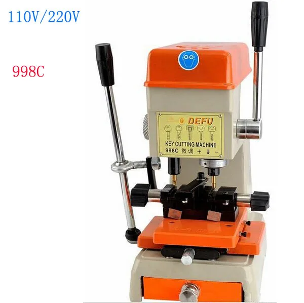 1pcs 998C Best Key Cutting Machine ford Voltage key copy machine From 220Vto 230V or 110v to 130v Can Supply