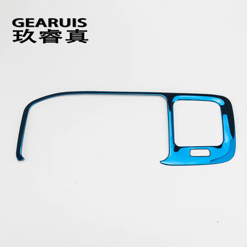 Car Styling special console navigation decorative frame cover trim strip stickers for Volvo S60 V60 auto Interior Accessories