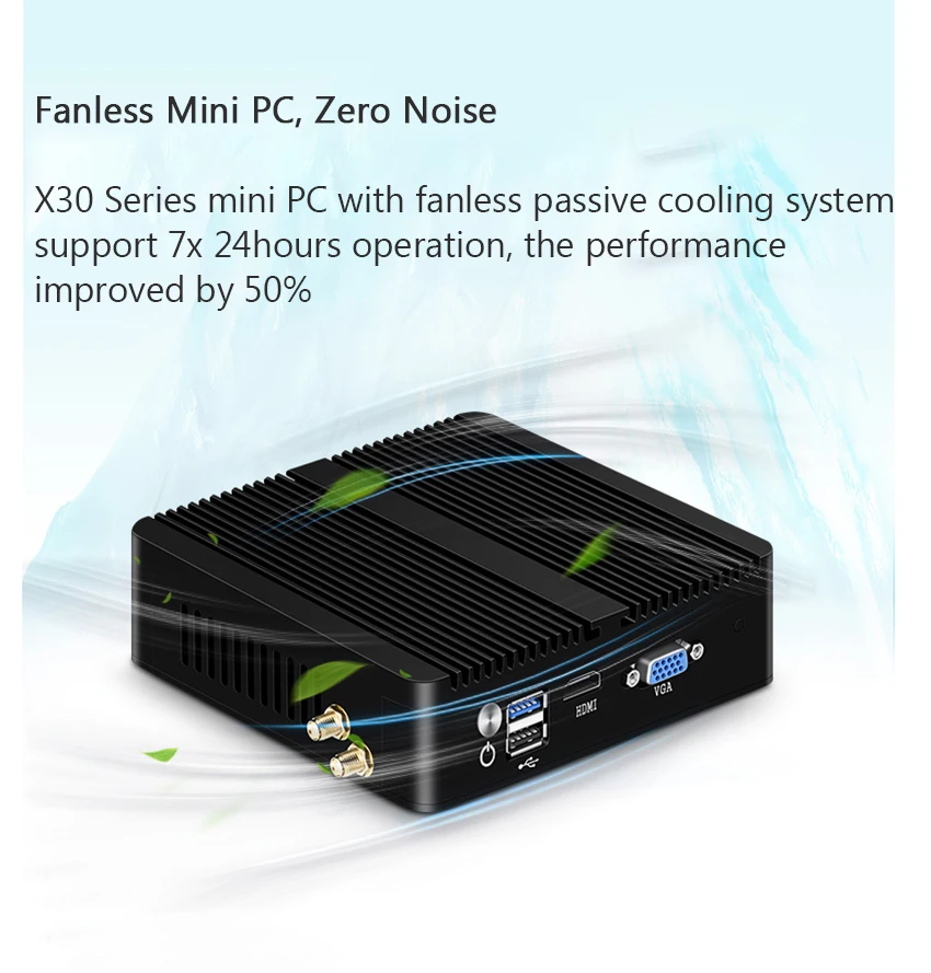 Fanless Mini PC 4 Ethernet Celeron J1900 N2830 Firewall Router Pfsense Windows OpenWrt Debian Industrial PC Computer Server