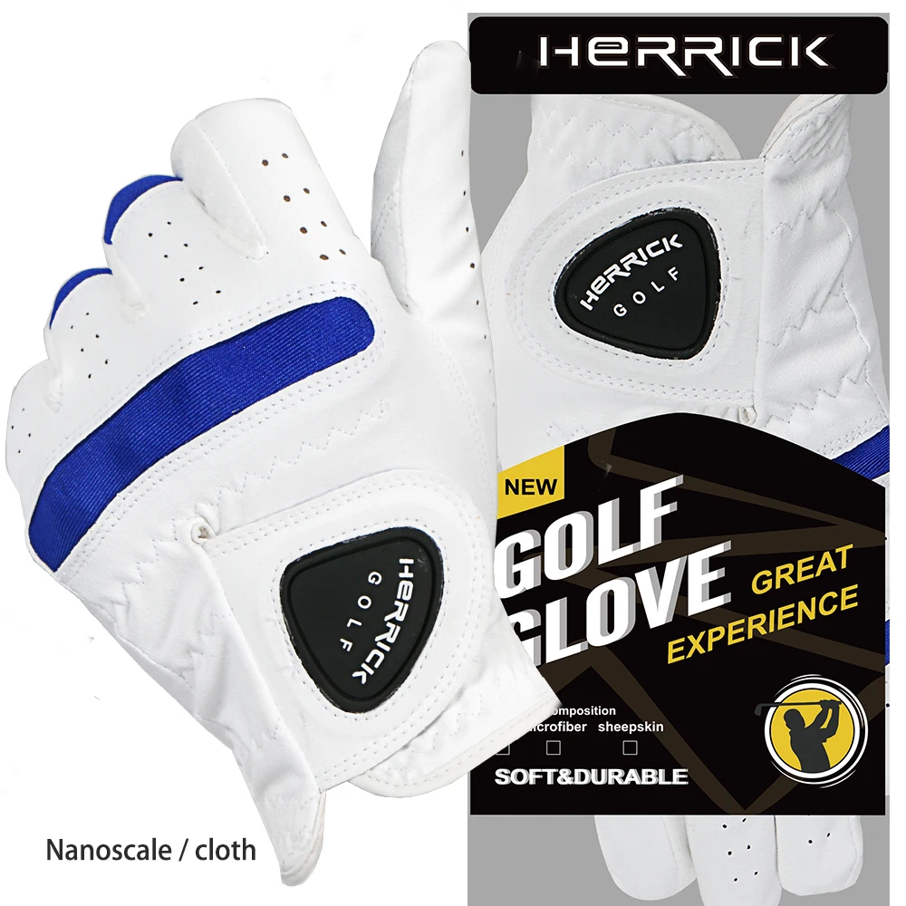 Golf Gloves Men Left-Hand Anti-Slip Fabric Soft Cloth Permeability Strengthen Wear Resistance 2020 New Freeshipping