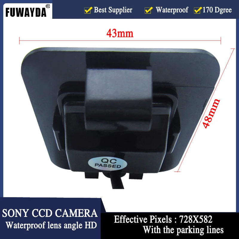 FUWAYDA Wireless HD CCD Car Rear View Reverse Parking Safety DVD GPS Navigation Kits CAMERA for Hyundai Elantra Avante 2012