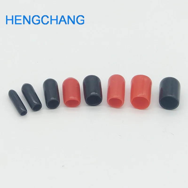 2mm 3mm 4mm 5mm 6mm 8mm Protective Cover Rubber Cover Dust Cap For SMA Connector Or Metal Tubes Screwdriver Handle 100Pcs/lot