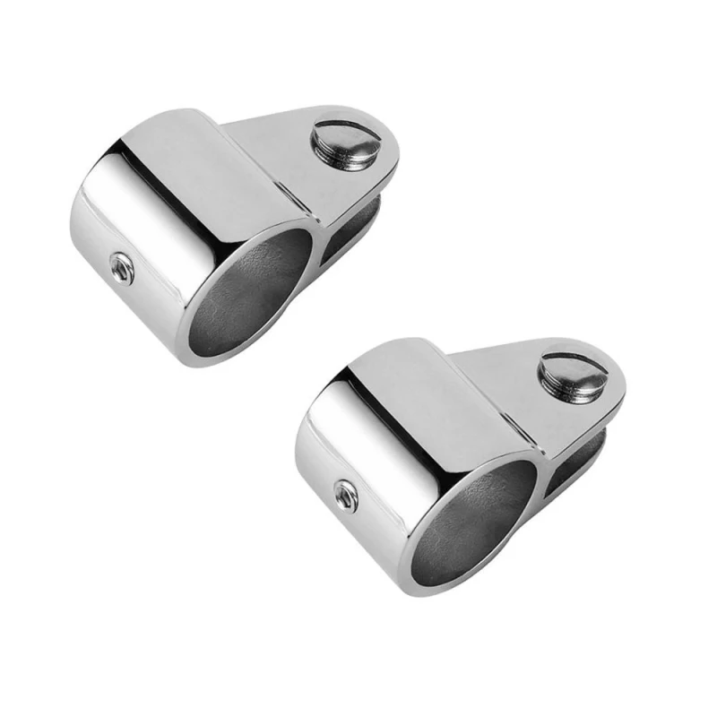 2X Stainless Steel 316 Polished Bimini Top Jaw Slide Fit 7/8'' Advanced