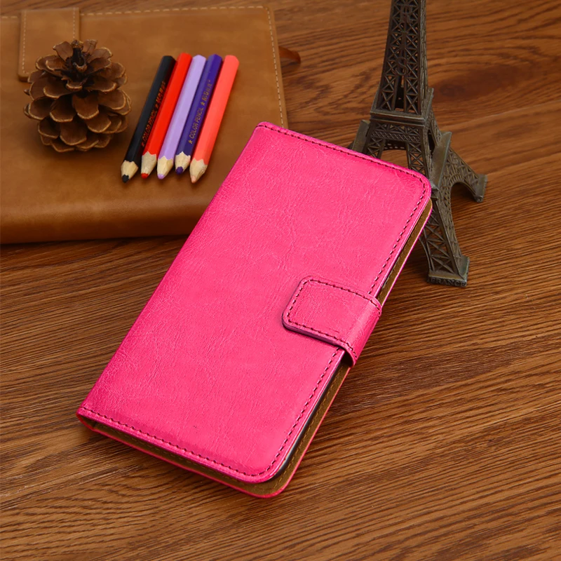 Casing Dompet Mewah untuk Ulefone Mix S Kulit PU Sampul Flip Retro Tali Casing Modis Magnetik