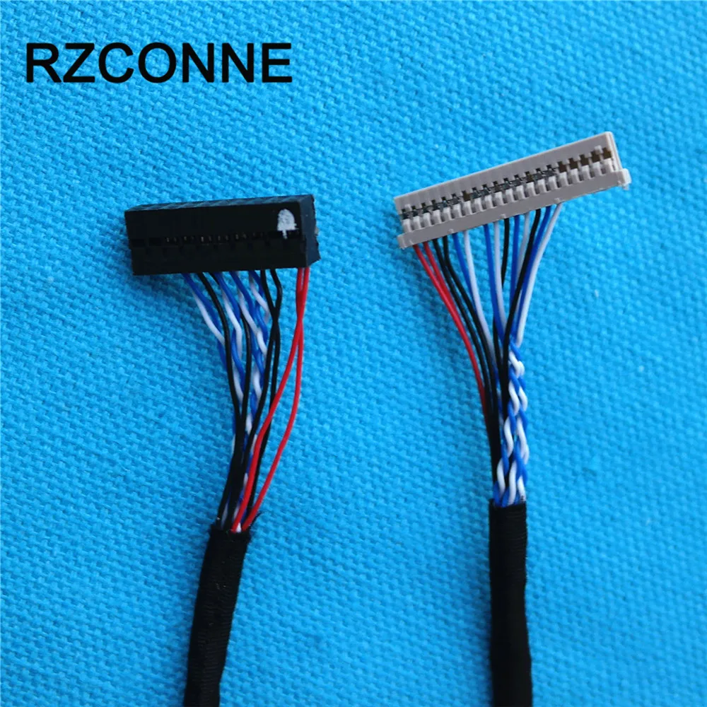 DF14-20-D6 20Pin Single 6 bits LVDS Cable for LCD Controller Panel 20pcs/lot