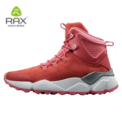 RAX 2018 Newest Winter Hiking Boots Women Top Women Hiking Waterproof Trekking Boots Mountain Climbing Shoes Sports Rubber Sole