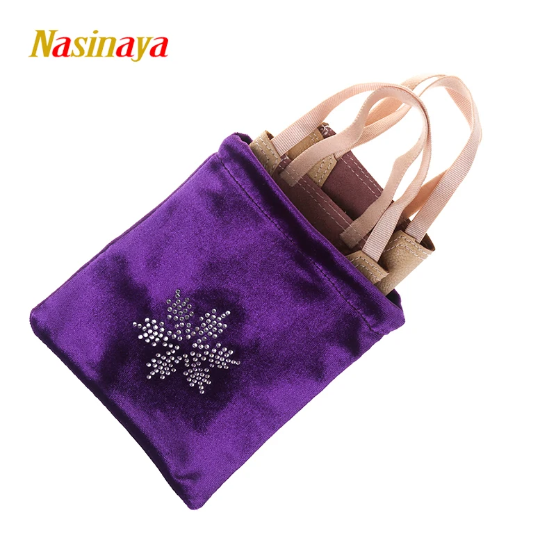 Half Shoe Bag RG Professional Protective Velvet Fabric 24 Color Accessories Gymnastics Fitness Girl Snowflake Rhinestone