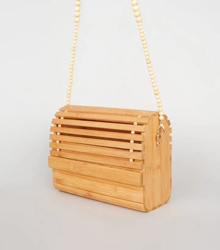 new Summer Women Bag Bamboo Shoulder bag Clutch Handmade Bamboo Beach Bag Environmental Circular Basket Bamboo Clutch