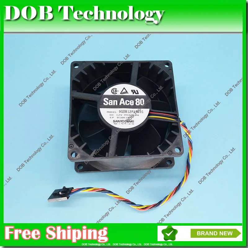

Case fan For Dell Optiplex 740SF 755SF 320 360 330 960 GX520 M8041 HU540 M8788 P8402 KG316,9G0812P1F041 4Wire Fan