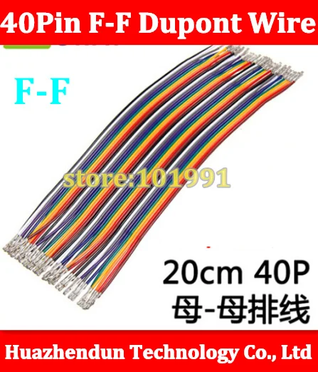 

1000pcs 2.54mm 40pin dupont cable jumper wire dupont line female to female dupont Wire 20CM no DuPont head