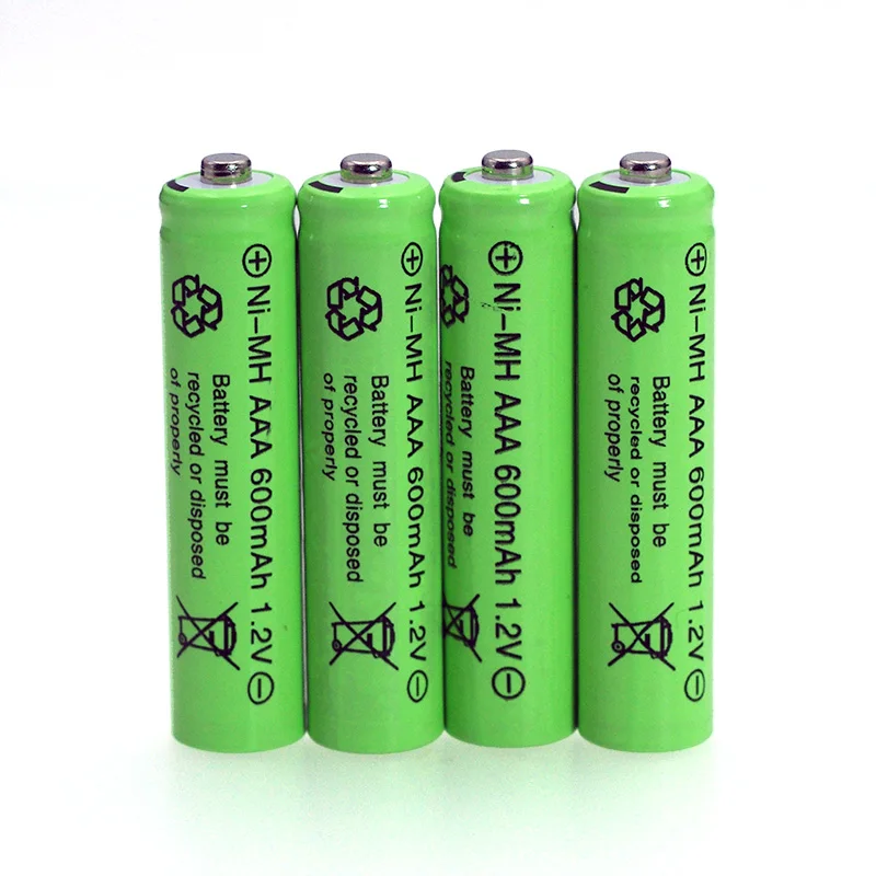 1.2v NI-MH AAA baterie 600mAh akumulator nimh 1.2V Ni-Mh aaa do zabawek elektrycznych zdalnie sterowanym samochodowym RC ues