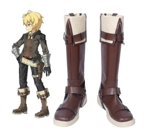 Fate Grand Order FGO Billy the Kid Cosplay Boots Shoes Costume Accessories Halloween Party Boots for Adult Men Shoes