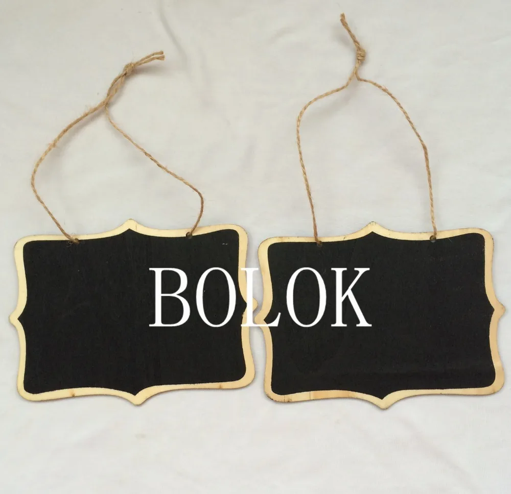 20pcs Hanging Blackboard Signs larger size with string  Wedding sign - Table Number