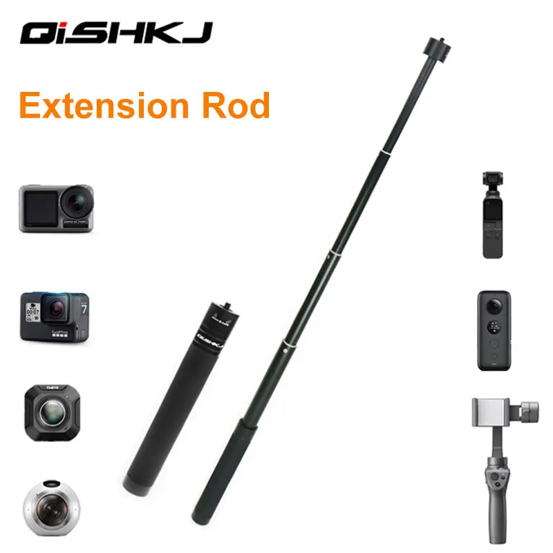 Extension Stick Rod Pole for DJI OM 4 OSMO Mobile 2 Zhiyun Smooth Q 4  OSMO Action GOPRO OSMO Pocket Insta 360 One X Accessories