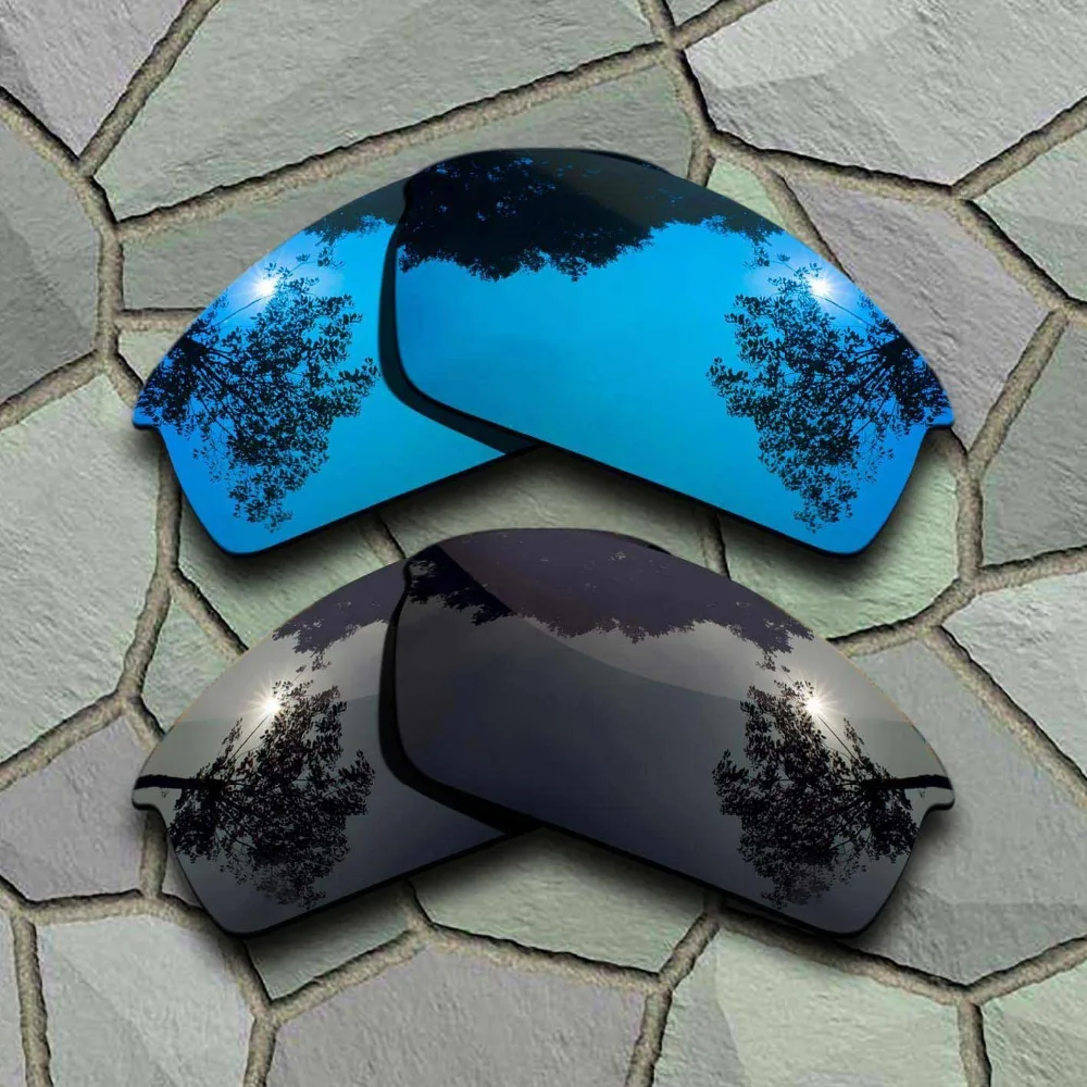 

Grey Black&Sky Blue Sunglasses Polarized Replacement Lenses for Oakley Bottlecap