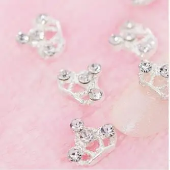 Pet Dog  DIY Hair Clip Accessories  Hair DIY diamond mini alloy small crown 50pcs/lot