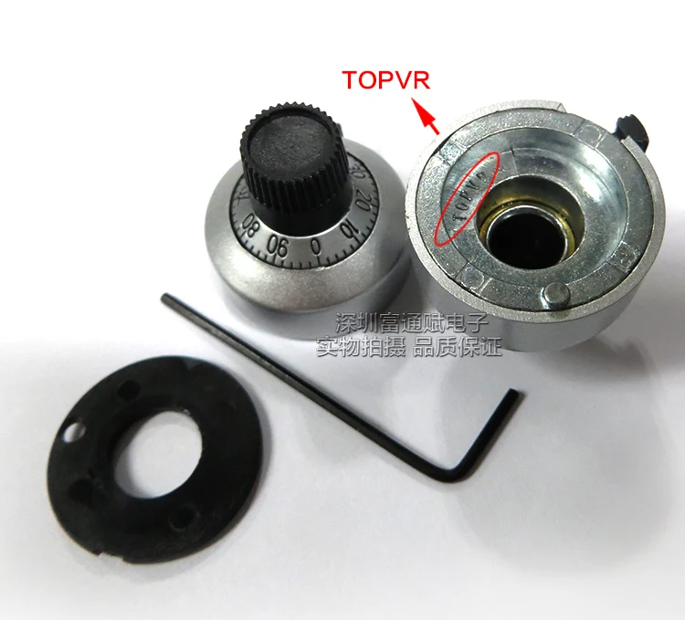 Taiwan TOPVR calibration knob H-23-6A (for multi-loop potentiometers such as 3590S 534, etc. 6.4mm holes).