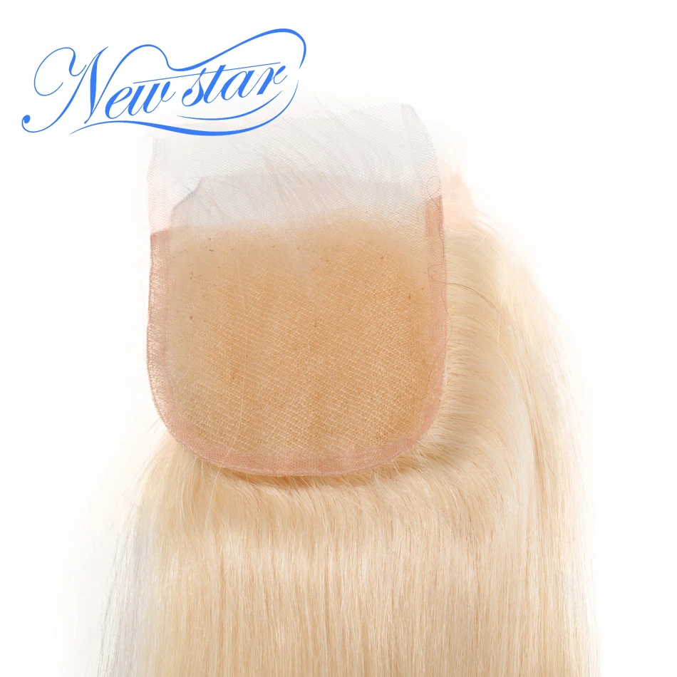 Platinum Blonde HD 5x5 closure 613 straight New Star Hair 6x6 Transparent Lace closure Honey Blonde Straight 4x4 Closure