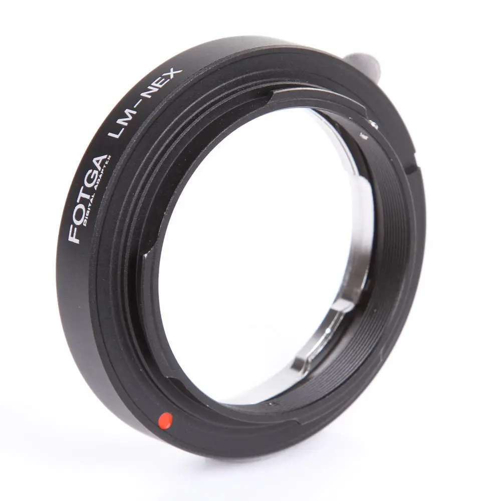 FOTGA LM-NEX Adapter Ring for Leica M Lens to Sony E Mount A7III A9 A7R A6000 A3000 NEX-7 6 5 3 5N 3VG10E VG20E