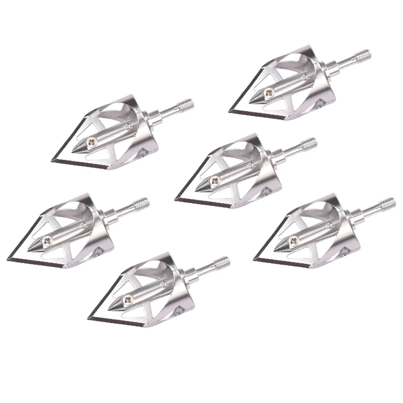 3X 100 Grain Broadhead Magnus Stinger Screw Standard Size Hunting Arrow heads for Archery Hunting Outdoor