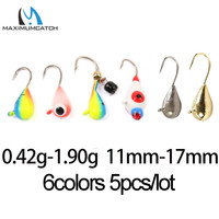 Maximumcatch 16# 14# 12# Tungsten Ice Fishing Jig 0.42g-1.90g/11mm-17mm Japan Hook Winter Fishing Baits