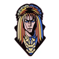 Jareth Enamel Pin badge ziggy freddie mercury Sane Ziggy Stardust goblin king Labyrinth Space Oddity Gifts for teachers