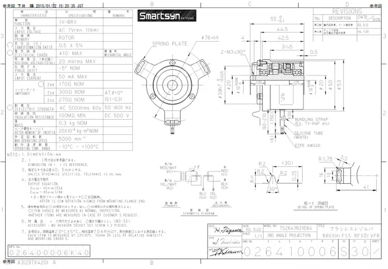 TS2641N31E64 Rotary Encoder Resolver BRX Smartsyn, No stock 2-3 months of order