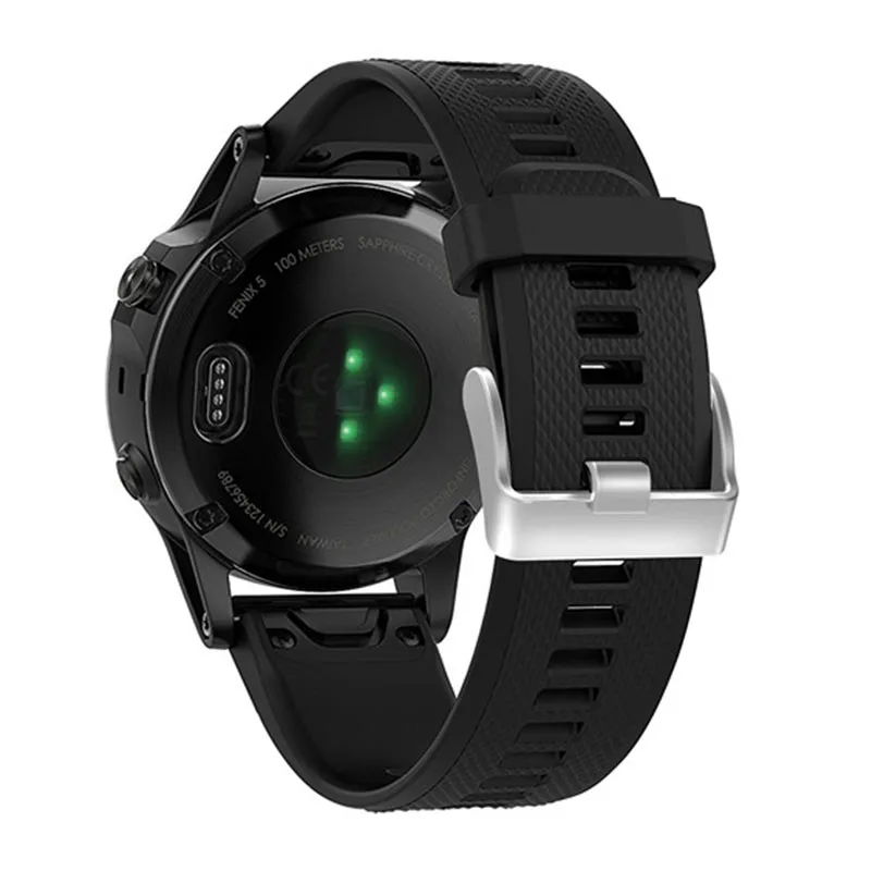 26 22 mm 20 mm Schnellverschluss-Armband für Garmin Fenix 5X/3/3HR Band Sport Silikonarmband Easy Fit für Fenix 5S 5/Forerunner 935