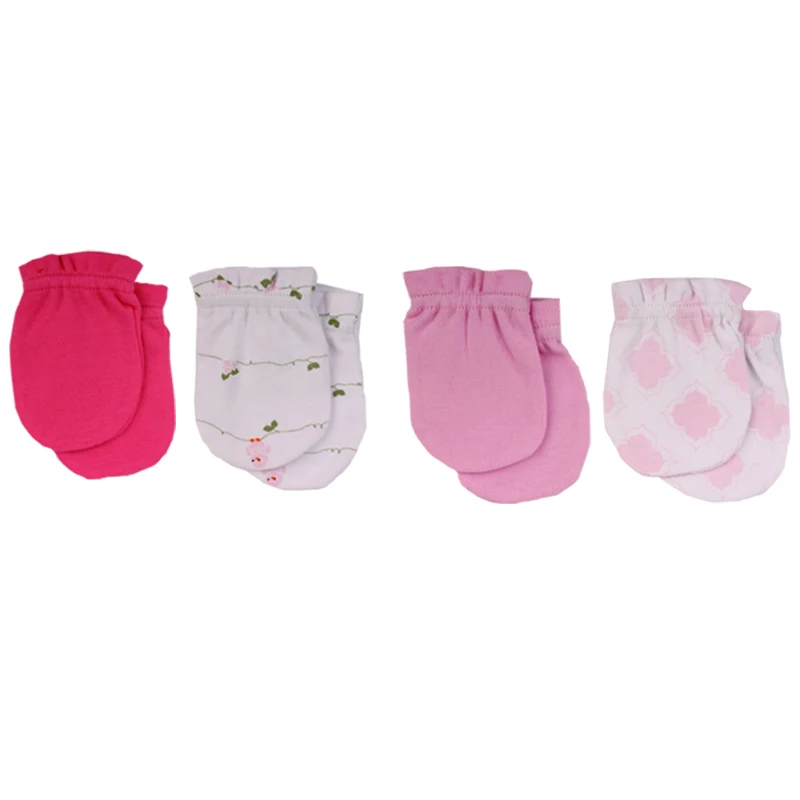 Newborn Baby boy and girl Scratch Mittens,0-6 months Winter Cotton Four Seasons kids gloves