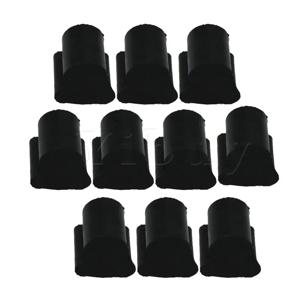 

Yibuy 10 PCS Small Flat Key Euphonium / Tuba / Horn Rubber Pad Silicone Pad Rotary Val