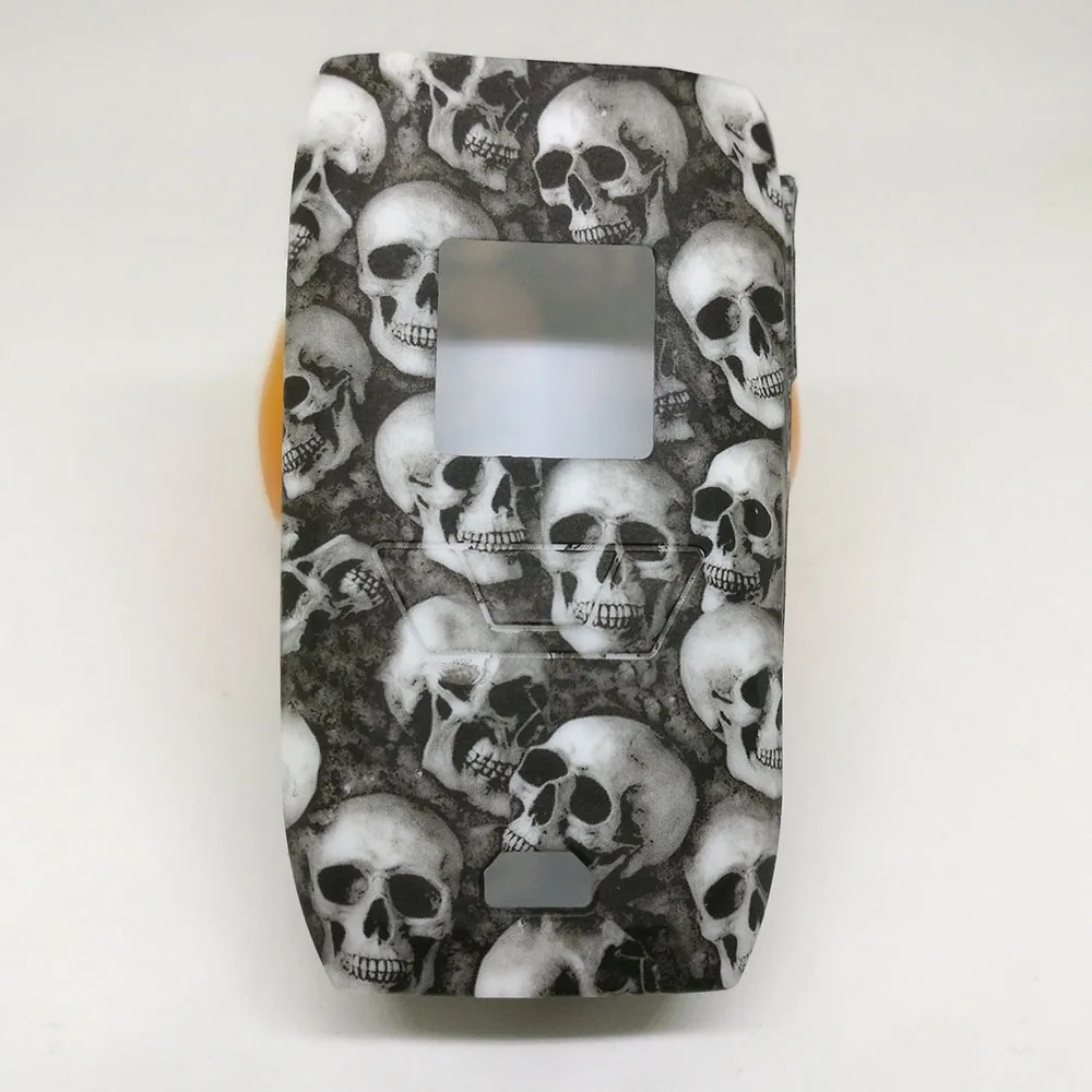 1 pz colore Design casuale testa di teschio custodia protettiva in silicone per Vaporesso Revenger 220 Kit Revenger 220 custodia protettiva