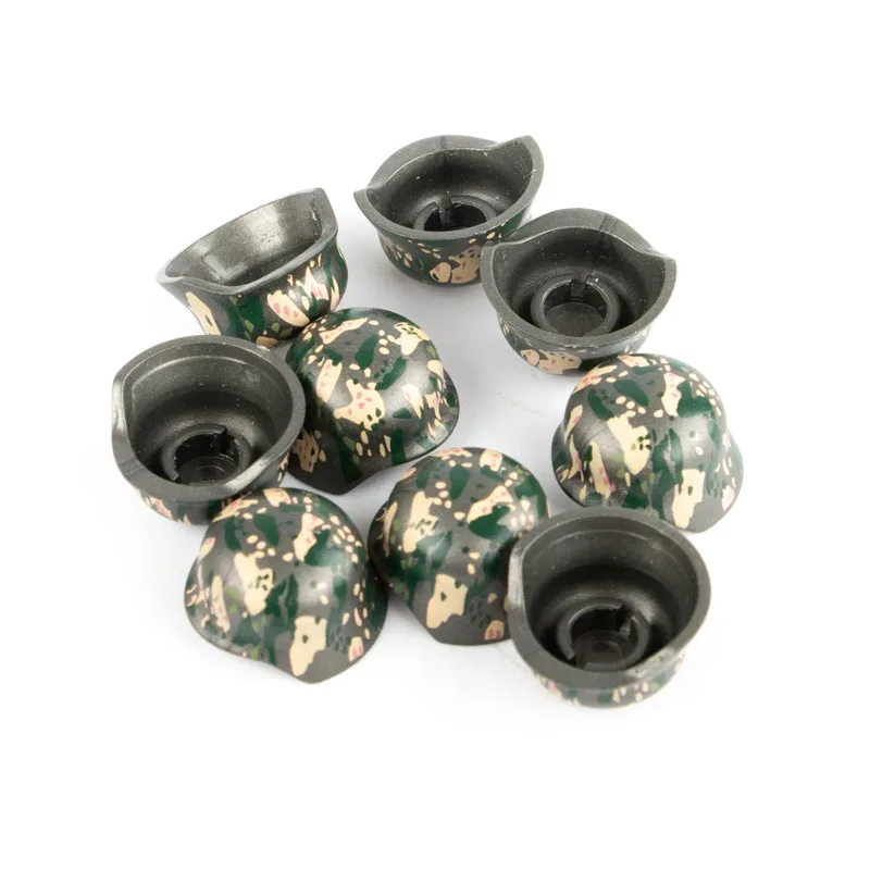 Building Blocks Military Printed Hats WW2 Accessries Army Camo MOC Soldiers Helmet DIY Toys Bricks Police Caps Compatible C065