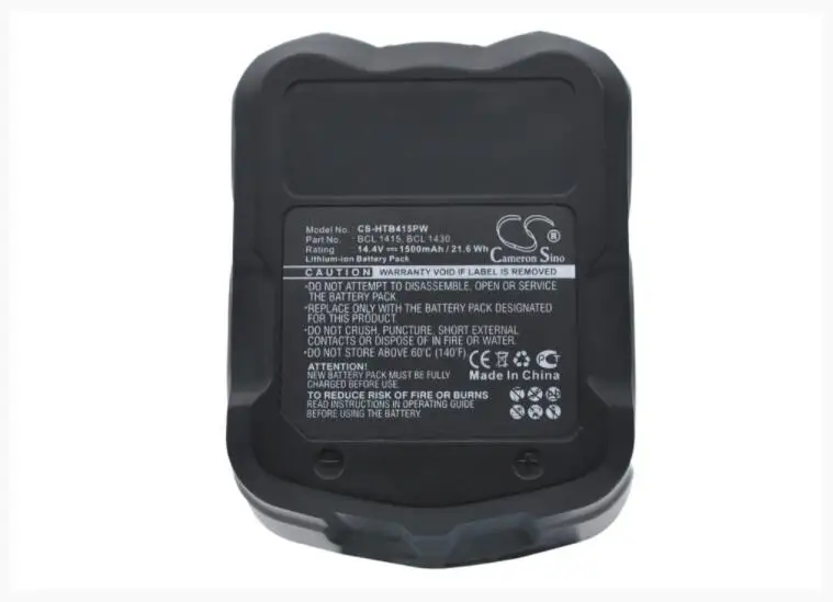 

Cameron Sino 1500mah battery for HITACHI C-2 CJ 14DL DH 14DL 20DV DS 14DAF2 14DFL 14DFLG 14DL 14DMR 14DV