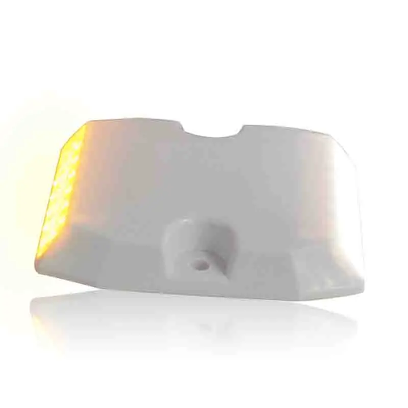 DC24V plastic housing white and yellow tunnel road warning LED wired road stud