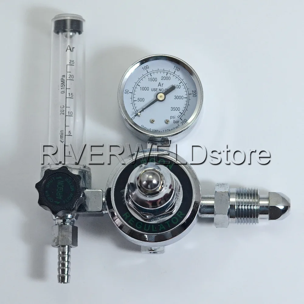 

Argon CO2 Gauges Pressure Reducer MIG TIG Flow Meter Control Valve Gauge Welding Regulator UK Standard Outside Thread G5/8